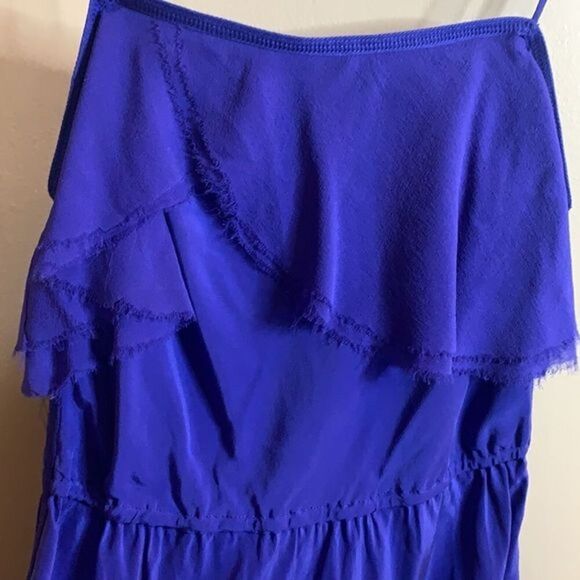 Wilfred Blue Silk Dress - Picture 3 of 4